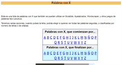Desktop Screenshot of palabrasconx.com
