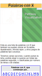 Mobile Screenshot of palabrasconx.com