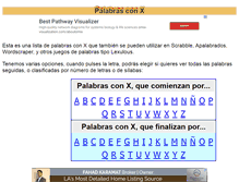 Tablet Screenshot of palabrasconx.com